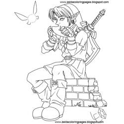 Coloring page: Zelda (Video Games) #113226 - Free Printable Coloring Pages
