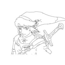 Coloring page: Zelda (Video Games) #113254 - Free Printable Coloring Pages