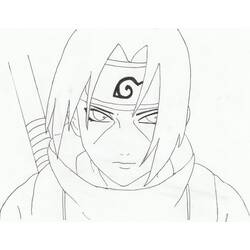 Itachi - Kostenlose Ausmalbilder zum Ausdrucken