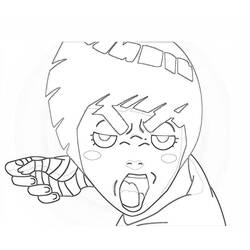 Rock Lee - Kostenlose Ausmalbilder zum Ausdrucken