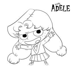 Mortelle Adele - Kostenlose Ausmalbilder zum Ausdrucken