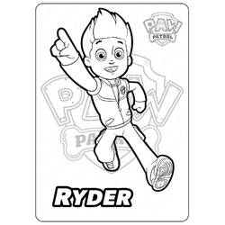 Ryder PAW Patrol - Kostenlose Ausmalbilder zum Ausdrucken
