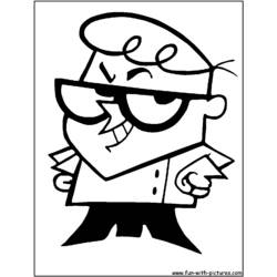 Dexter Laboratory - Kostenlose Ausmalbilder zum Ausdrucken