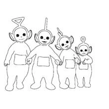 Teletubbies - Kostenlose Ausmalbilder zum Ausdrucken