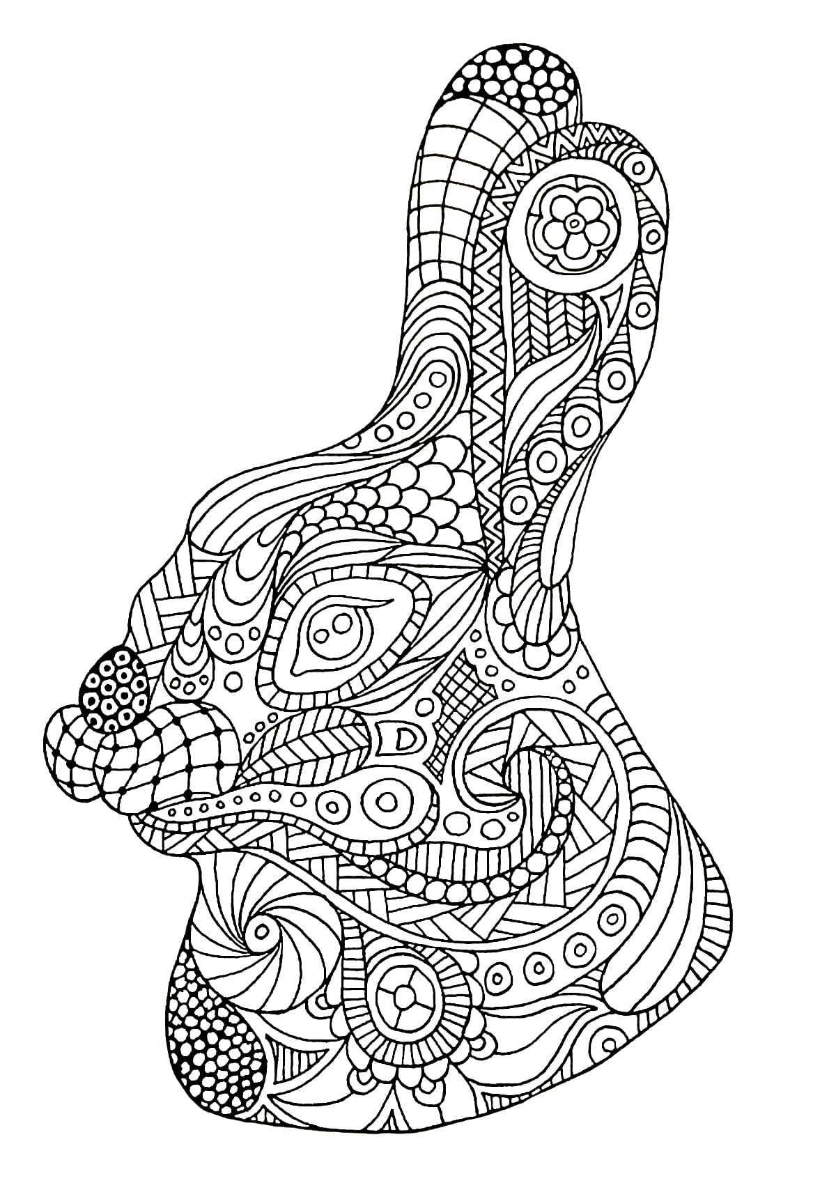 Coloring page: Zentangle (Adult Coloring) #174353 - Free Printable Coloring Pages