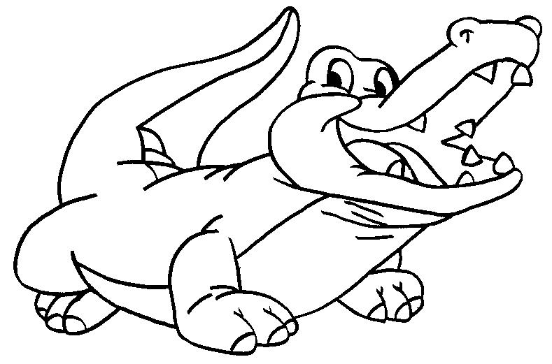 Coloring page: Alligator (Animals) #381 - Free Printable Coloring Pages