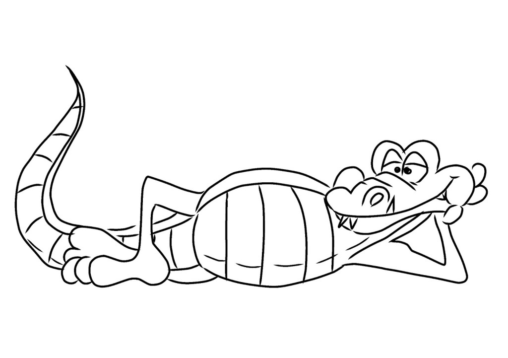 Coloring page: Alligator (Animals) #385 - Free Printable Coloring Pages