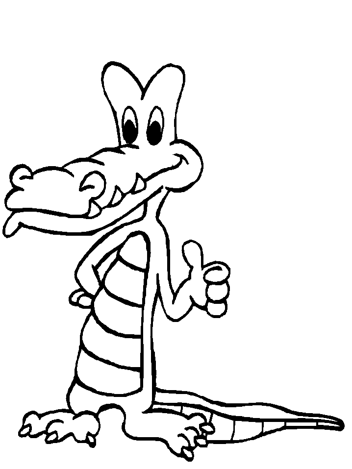 Coloring page: Alligator (Animals) #406 - Free Printable Coloring Pages