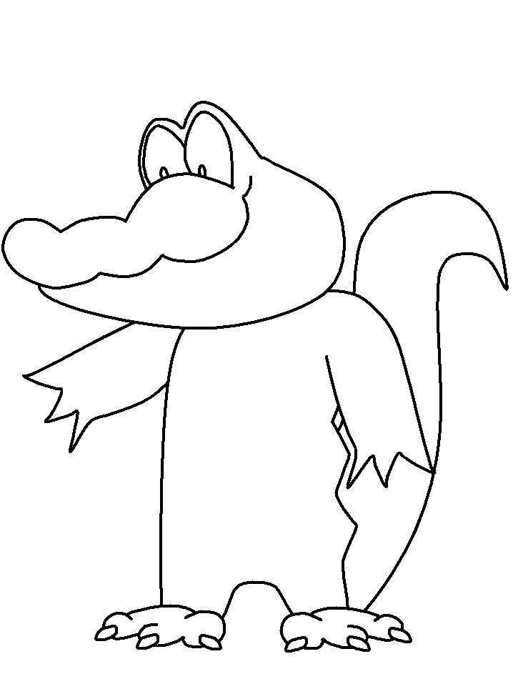 Coloring page: Alligator (Animals) #422 - Printable coloring pages