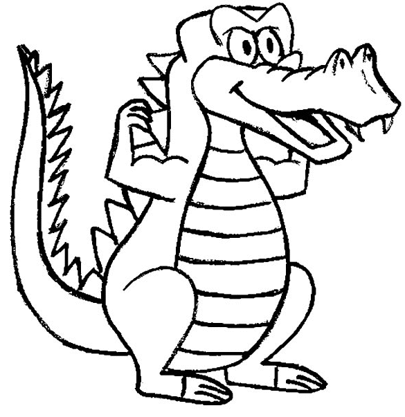 Drawing Alligator #442 (Animals) – Printable coloring pages