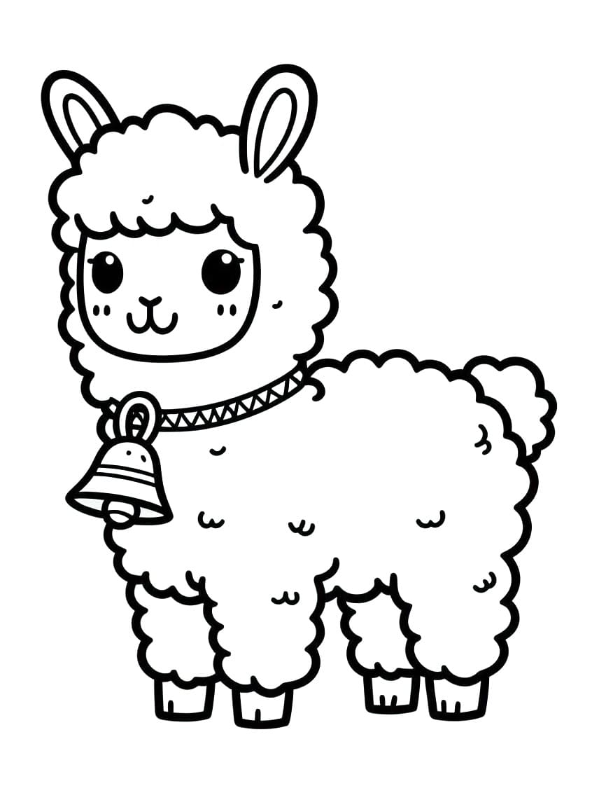 Free printable Alpaca coloring page #217290 from Animals collection