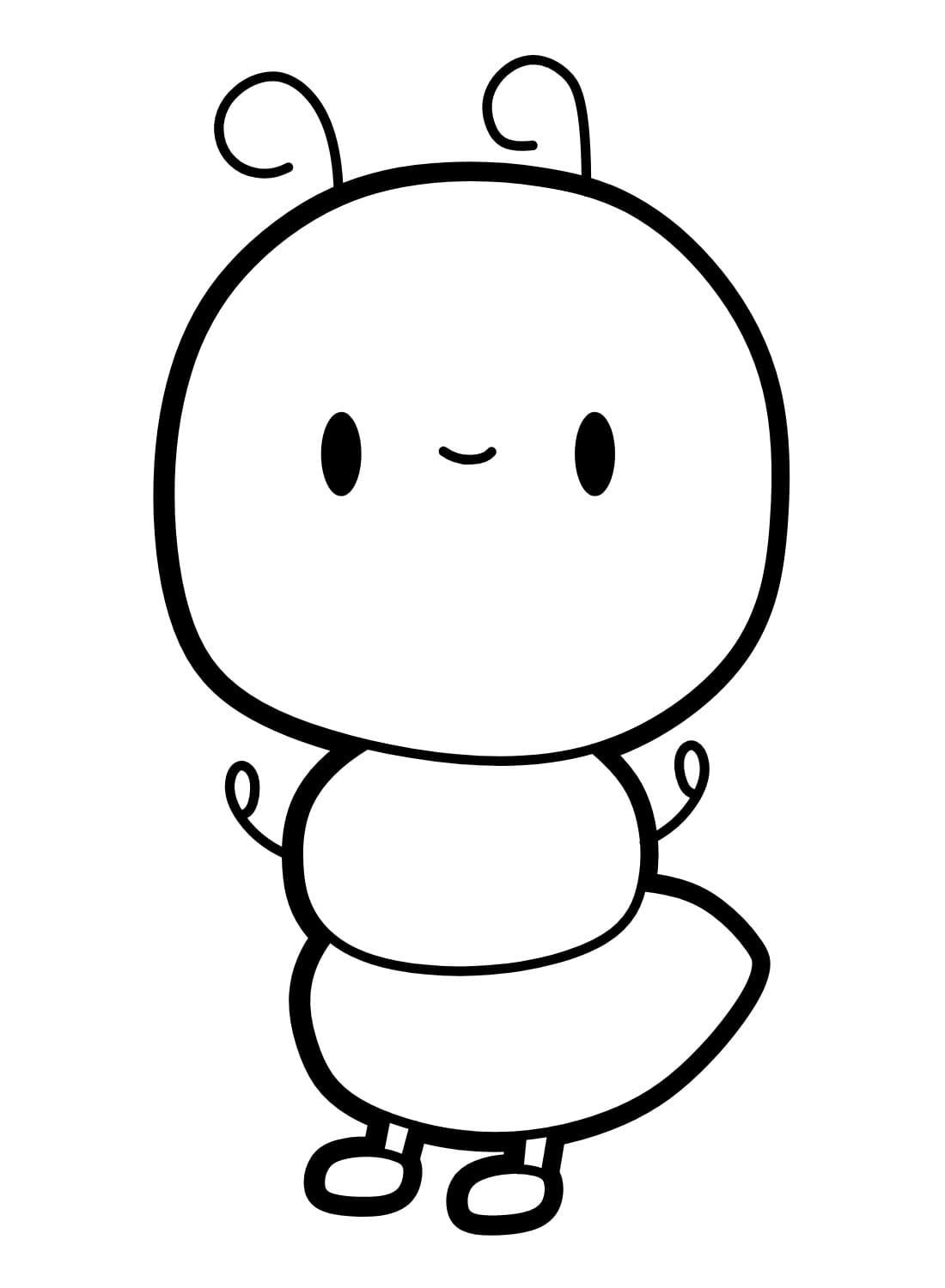 Free printable Ant coloring page #196456 from Animals collection