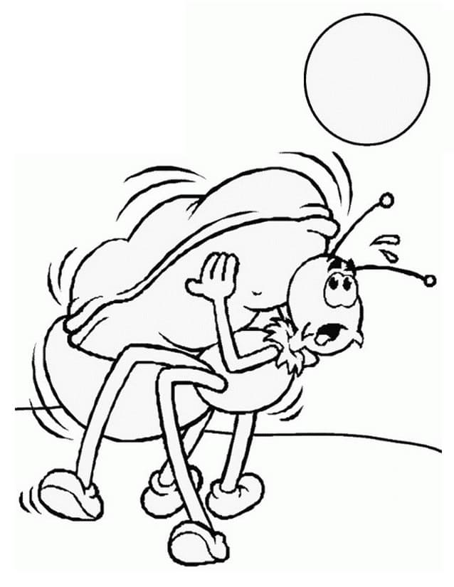 Free printable Ant coloring page #196470 from Animals collection