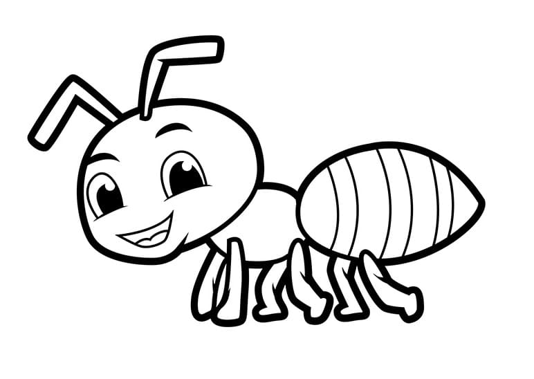 Free printable Ant coloring page #196492 from Animals collection