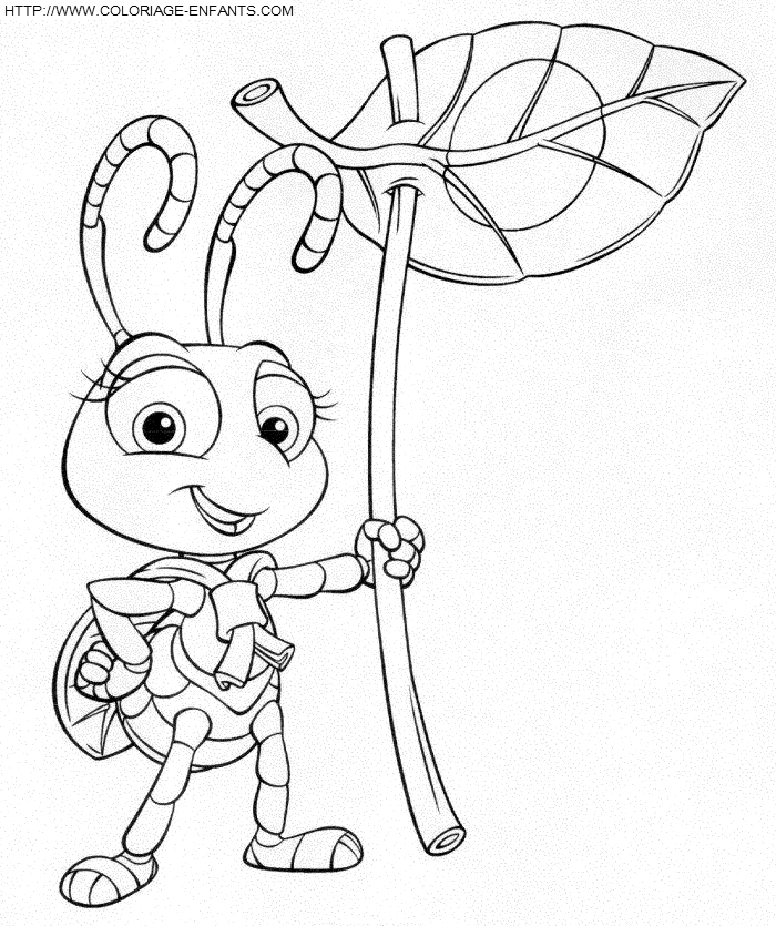 Coloring page: Ant (Animals) #6917 - Printable coloring pages