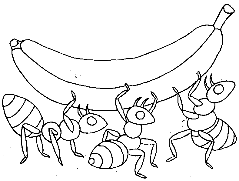 Coloring page: Ant (Animals) #6935 - Free Printable Coloring Pages