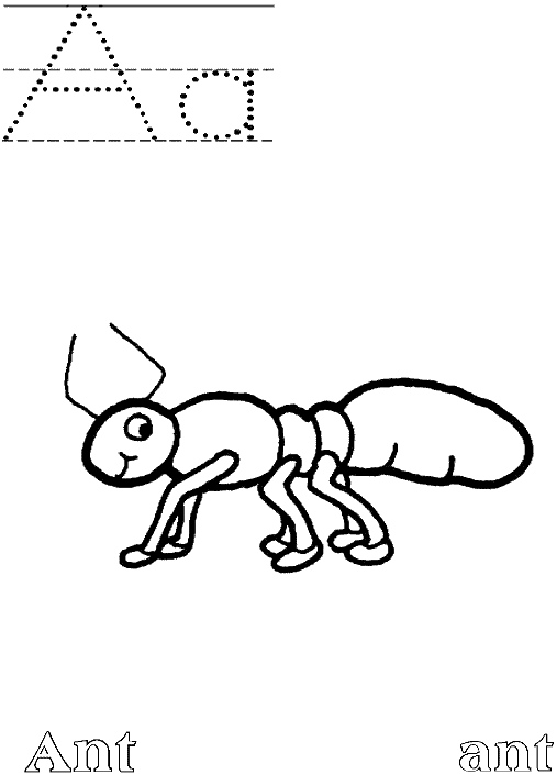 Coloring page: Ant (Animals) #6946 - Free Printable Coloring Pages