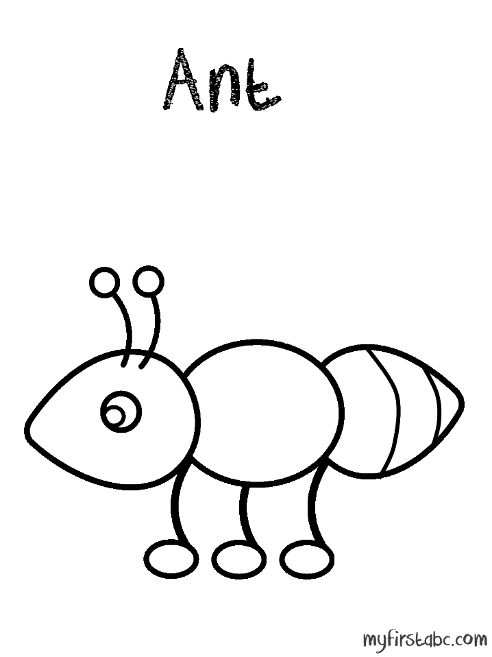 Coloring page: Ant (Animals) #6958 - Free Printable Coloring Pages