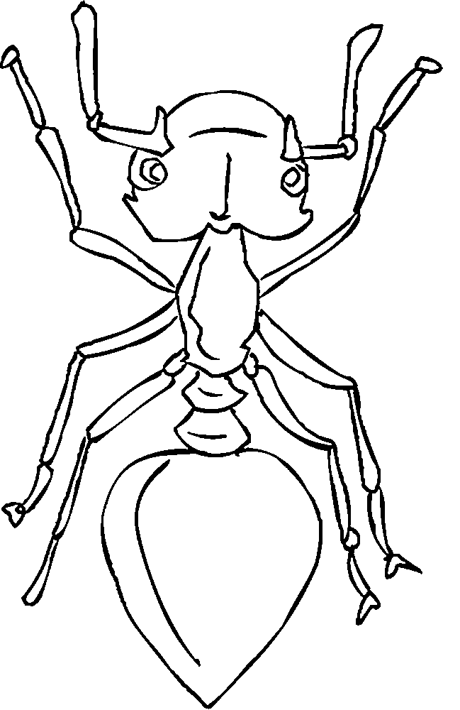 Coloring page: Ant (Animals) #6965 - Free Printable Coloring Pages