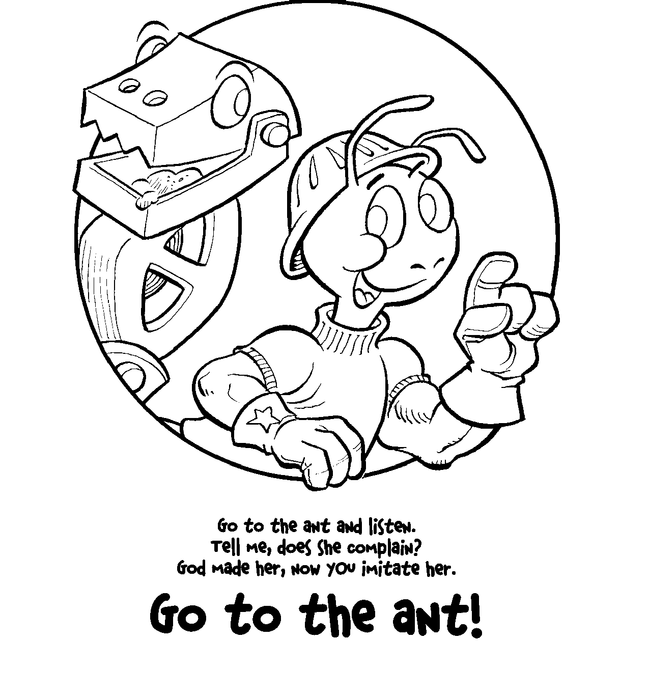 Coloring page: Ant (Animals) #7005 - Free Printable Coloring Pages
