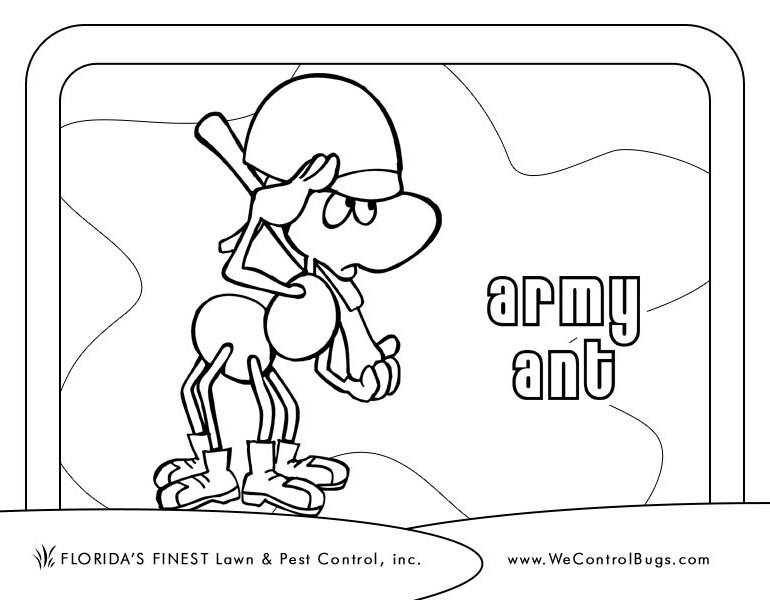 Coloring page: Ant (Animals) #7060 - Free Printable Coloring Pages