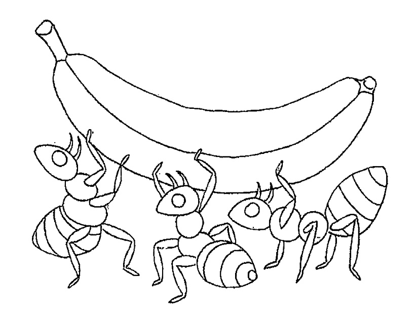 Coloring page: Ant (Animals) #7079 - Free Printable Coloring Pages