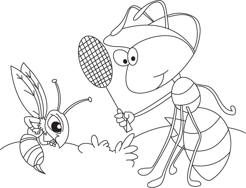 Coloring page: Ant (Animals) #7099 - Free Printable Coloring Pages
