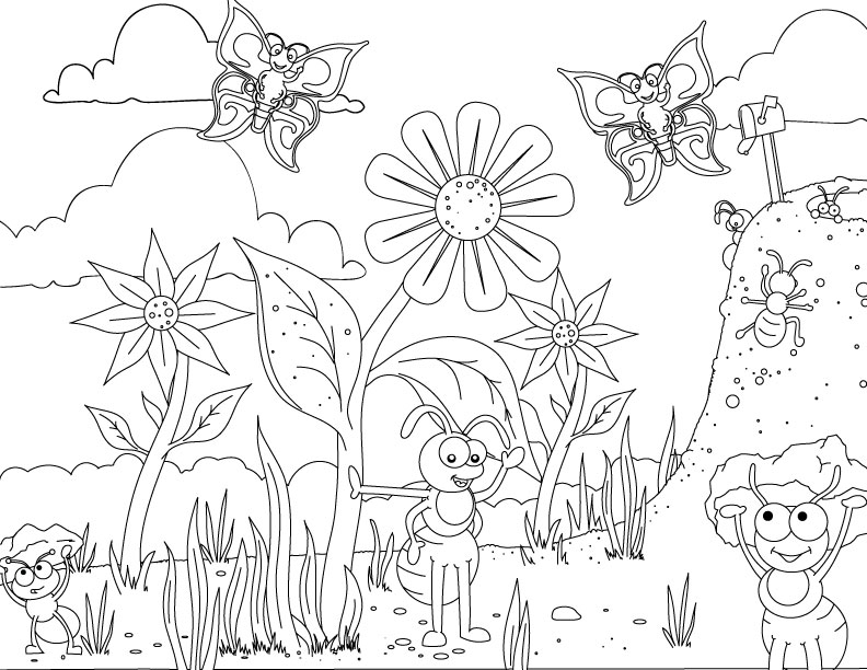 Coloring page: Ant (Animals) #7115 - Free Printable Coloring Pages