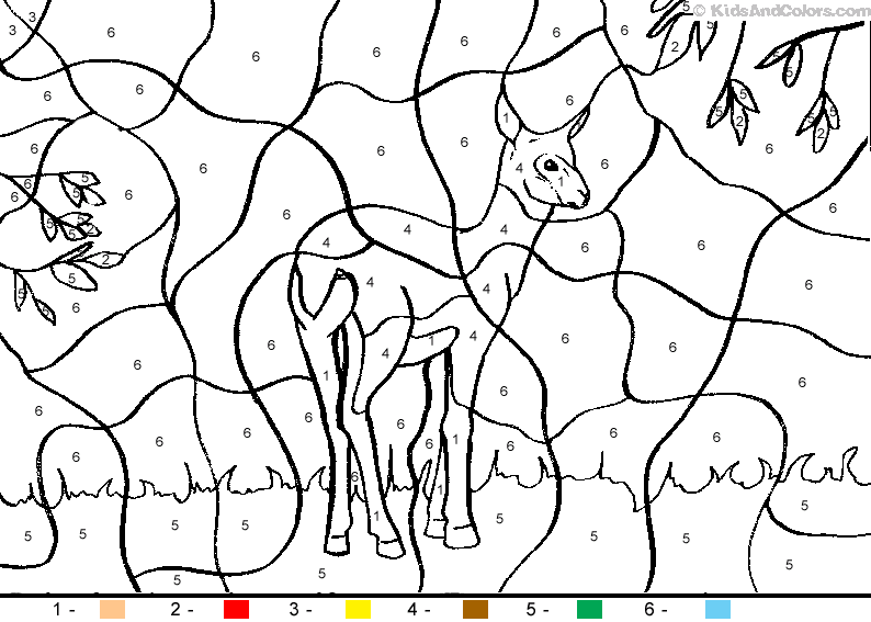 Coloring page: Antelope (Animals) #22625 - Free Printable Coloring Pages