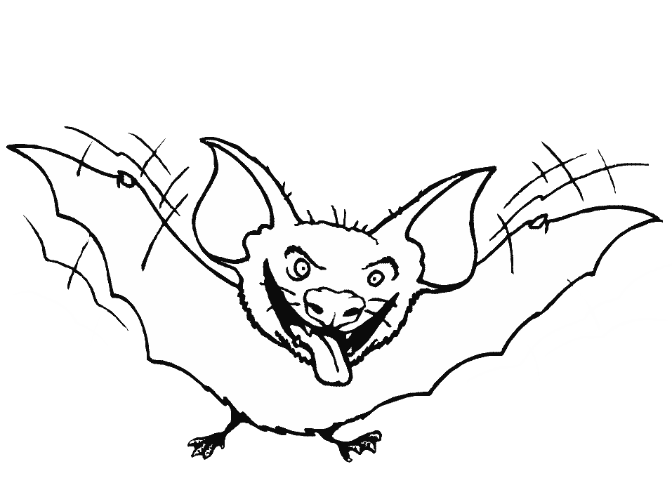 Coloring page: Bat (Animals) #1991 - Printable coloring pages