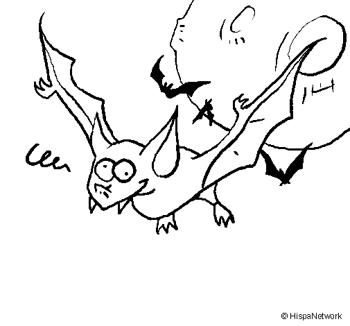 Coloring page: Bat (Animals) #2003 - Free Printable Coloring Pages