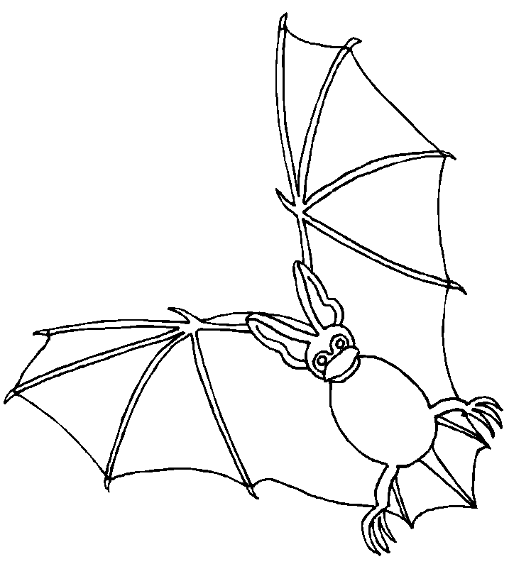 Coloring page: Bat (Animals) #2010 - Free Printable Coloring Pages
