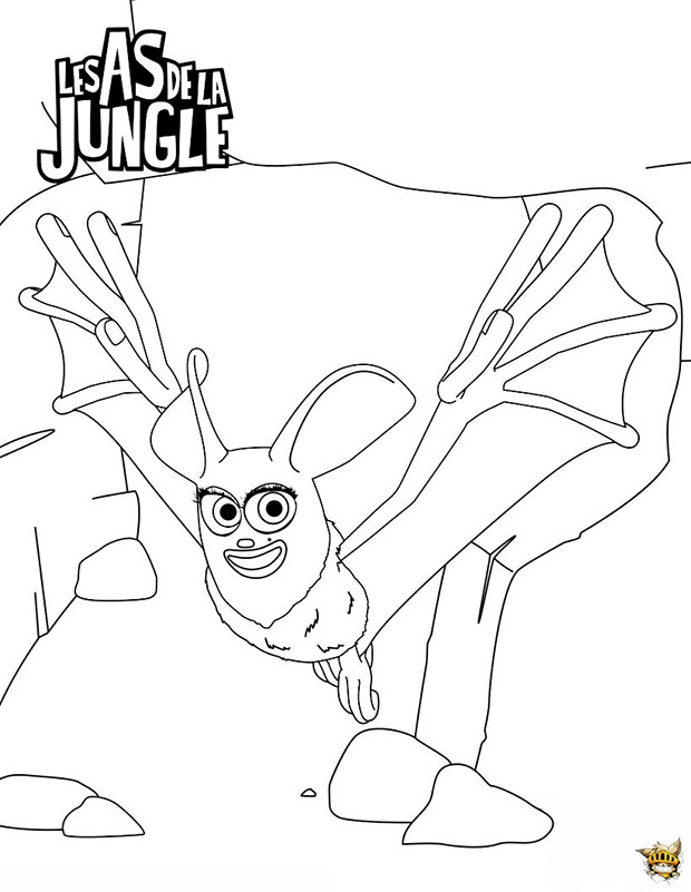 Coloring page: Bat (Animals) #2023 - Free Printable Coloring Pages