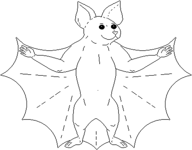 Coloring page: Bat (Animals) #2026 - Printable coloring pages