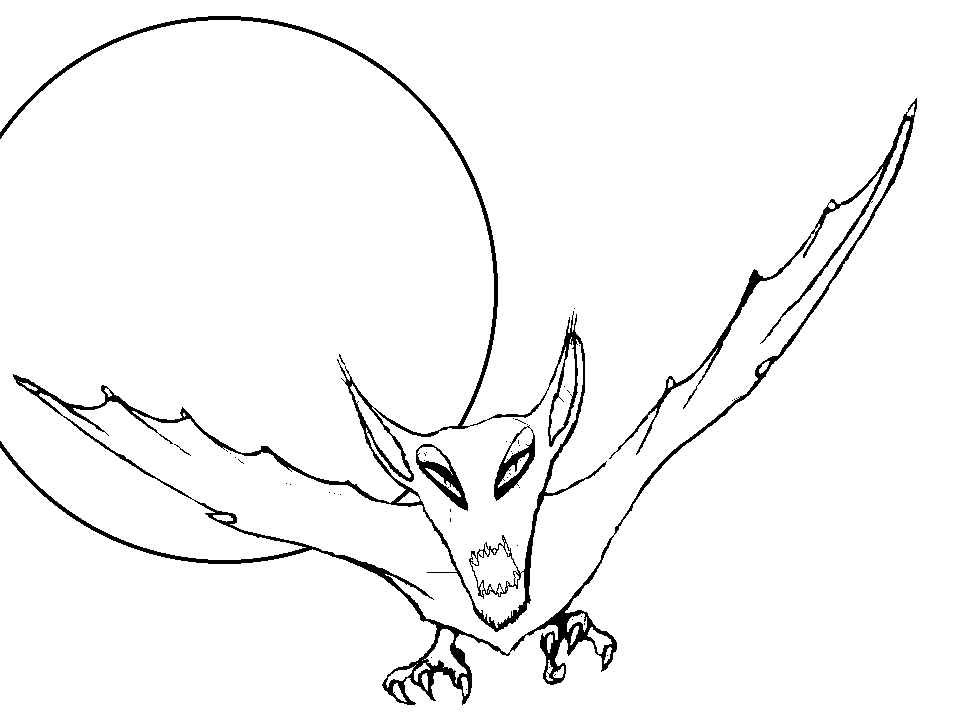 Coloring page: Bat (Animals) #2047 - Free Printable Coloring Pages