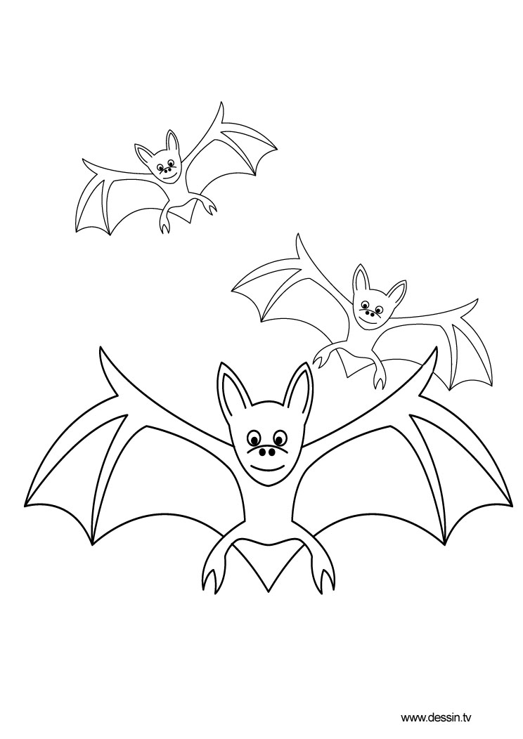 Coloring page: Bat (Animals) #2062 - Free Printable Coloring Pages