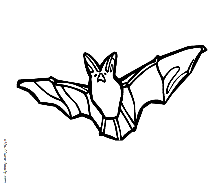 Coloring page: Bat (Animals) #2068 - Free Printable Coloring Pages