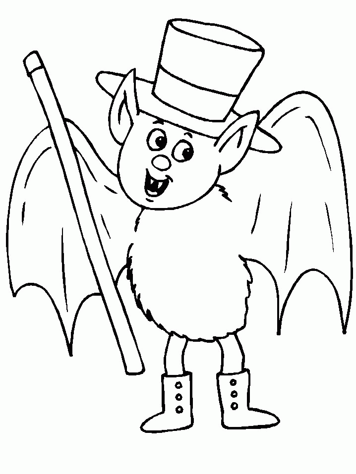 Coloring page: Bat (Animals) #2072 - Free Printable Coloring Pages