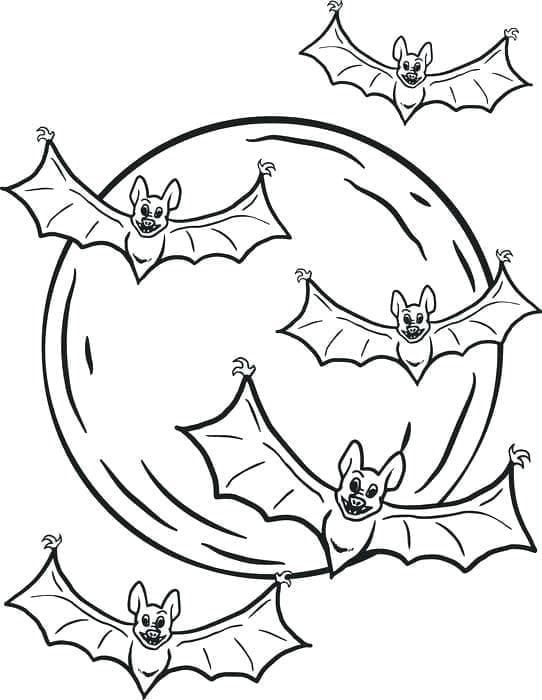 Free printable Bat coloring page #212485 from Animals collection