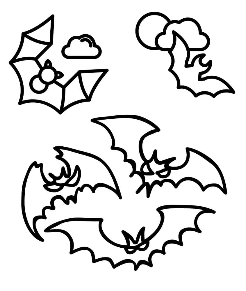 Free printable Bat coloring page #212486 from Animals collection Free printable Bat coloring page #212486 from Animals collection
