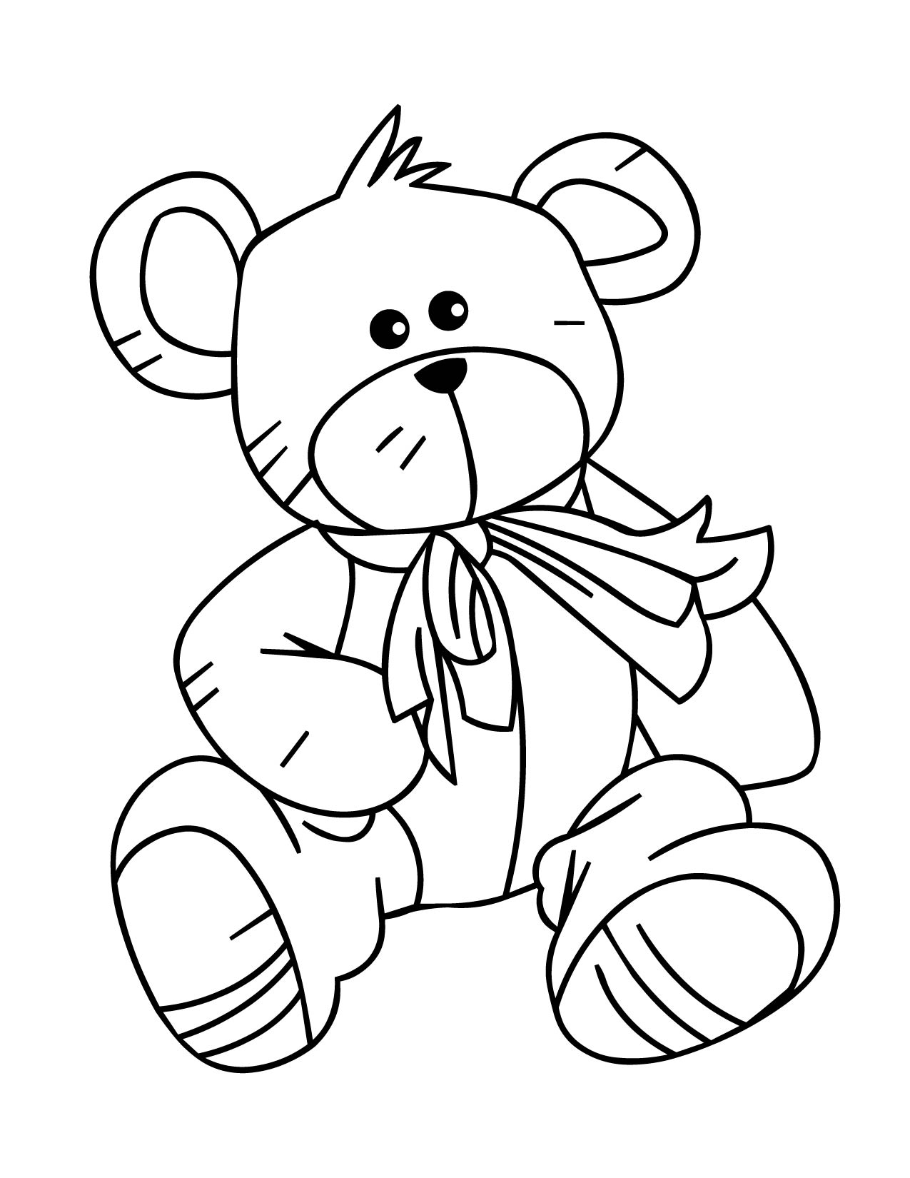 Coloring page: Bear (Animals) #12200 - Free Printable Coloring Pages