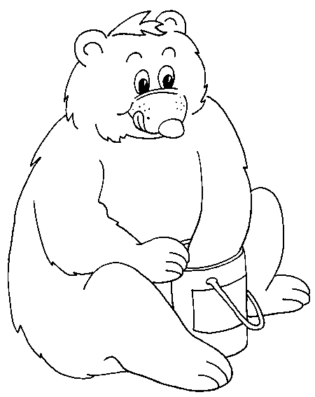 Coloring page: Bear (Animals) #12212 - Free Printable Coloring Pages