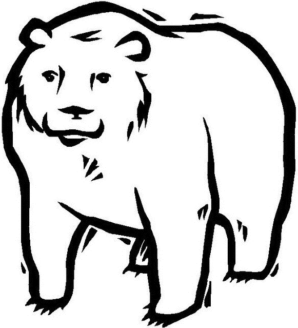 Coloring page: Bear (Animals) #12250 - Printable coloring pages