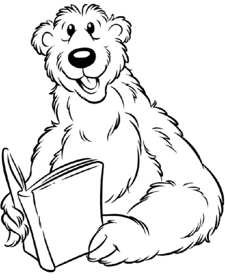 Coloring page: Bear (Animals) #12256 - Printable coloring pages