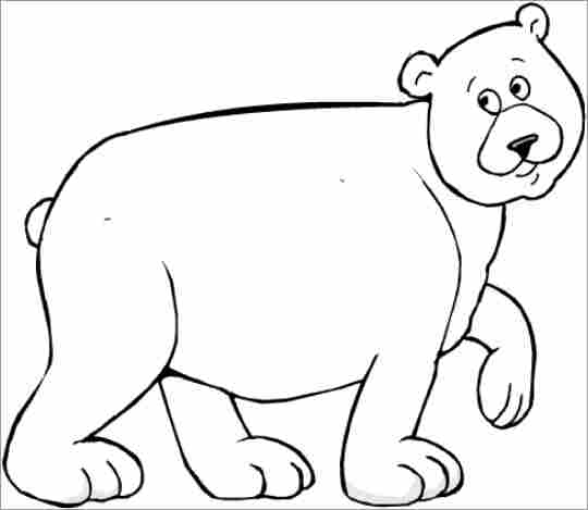 Coloring page: Bear (Animals) #12279 - Free Printable Coloring Pages