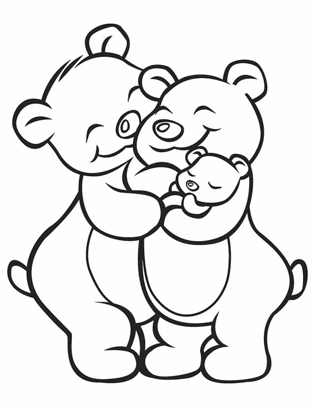 Coloring page: Bear (Animals) #12281 - Printable coloring pages