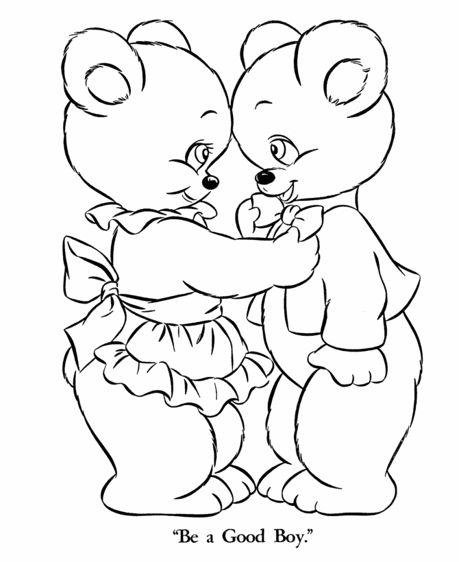 Coloring page: Bear (Animals) #12289 - Printable coloring pages