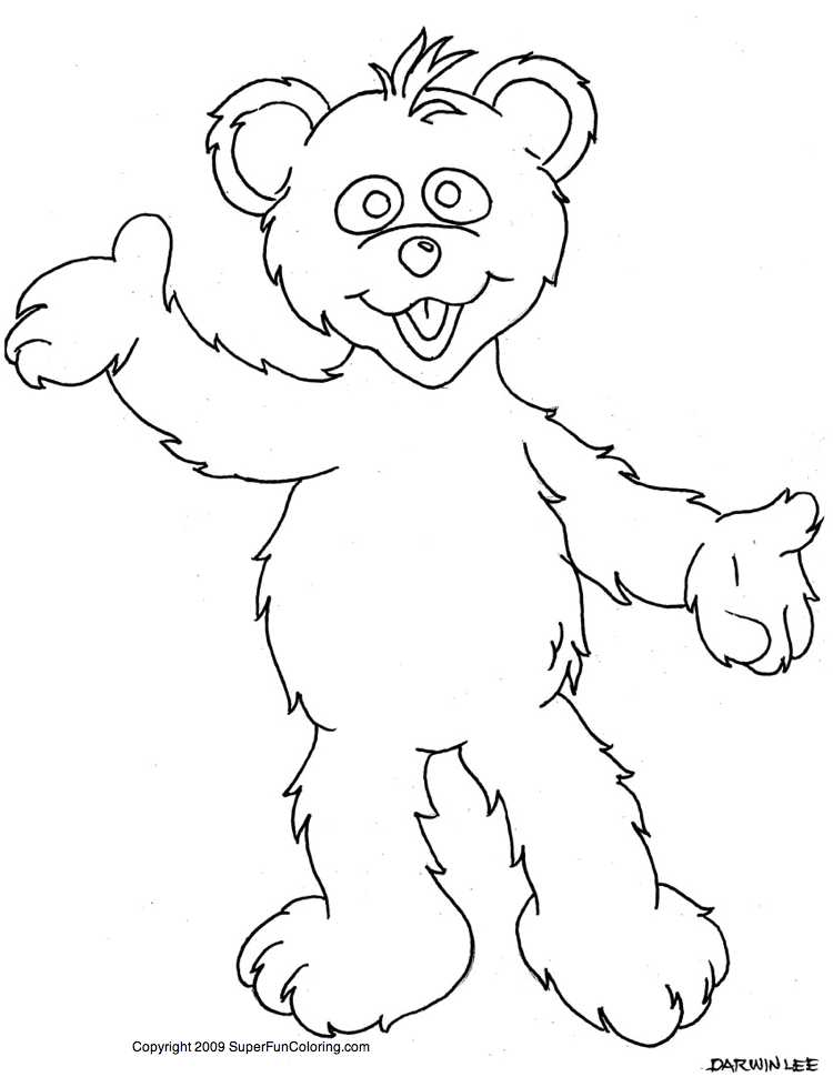 Coloring page: Bear (Animals) #12300 - Free Printable Coloring Pages