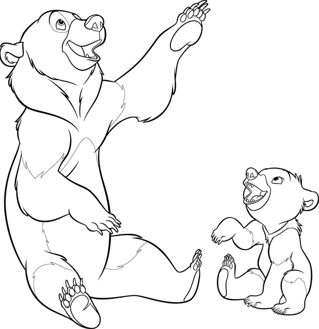 Coloring page: Bear (Animals) #12322 - Printable coloring pages