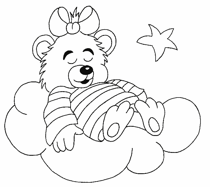 Coloring page: Bear (Animals) #12323 - Free Printable Coloring Pages